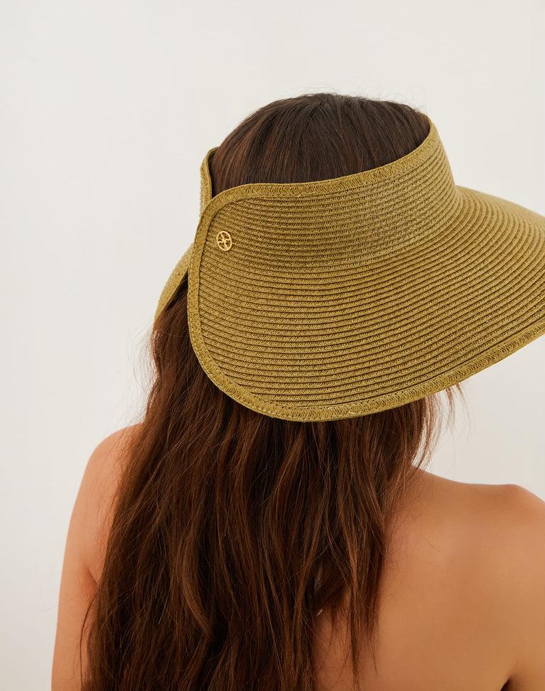 Straw Visor - Green Product Image