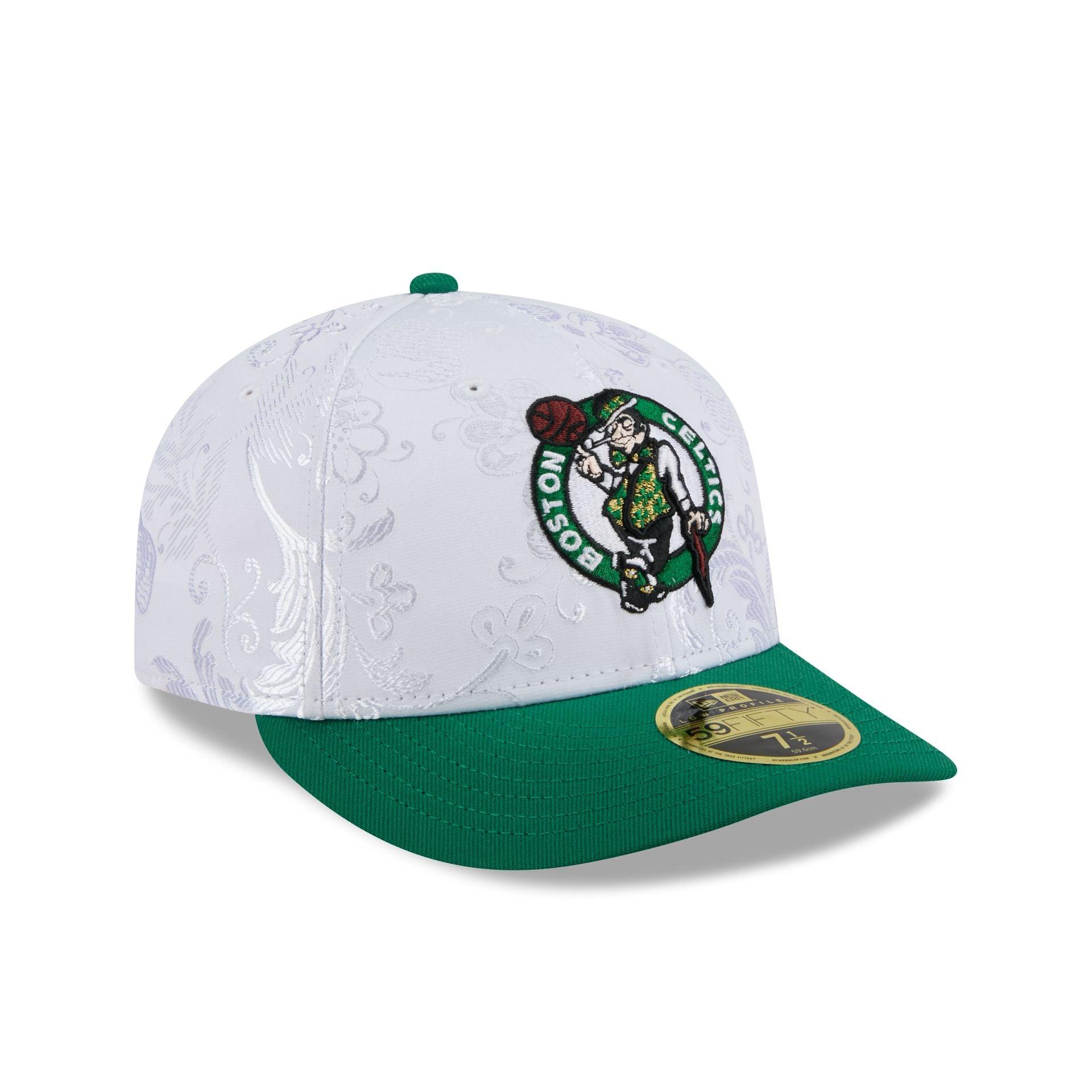 Boston Celtics Floral Shine Low Profile 59FIFTY Fitted Hat Male Product Image