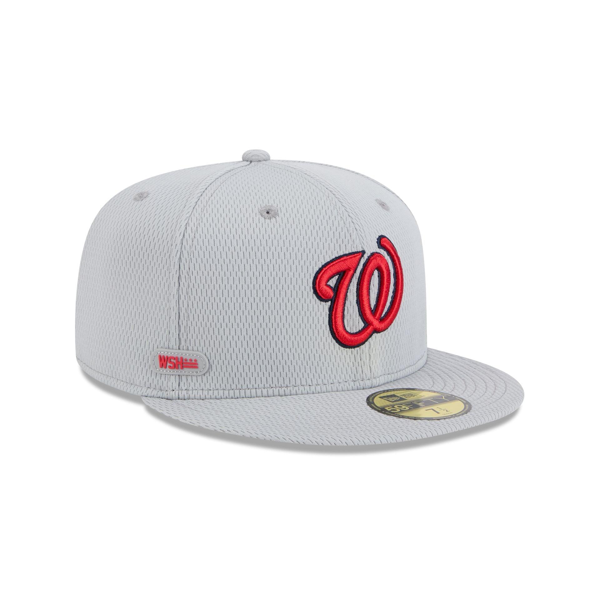 Washington Nationals 2025 Clubhouse Gray 59FIFTY Fitted Hat Male Product Image