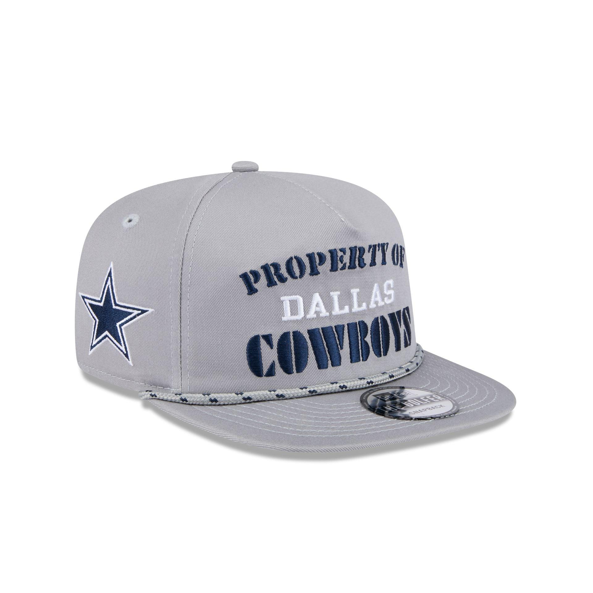 Dallas Cowboys Vintage Gray Rope Golfer Hat Male Product Image