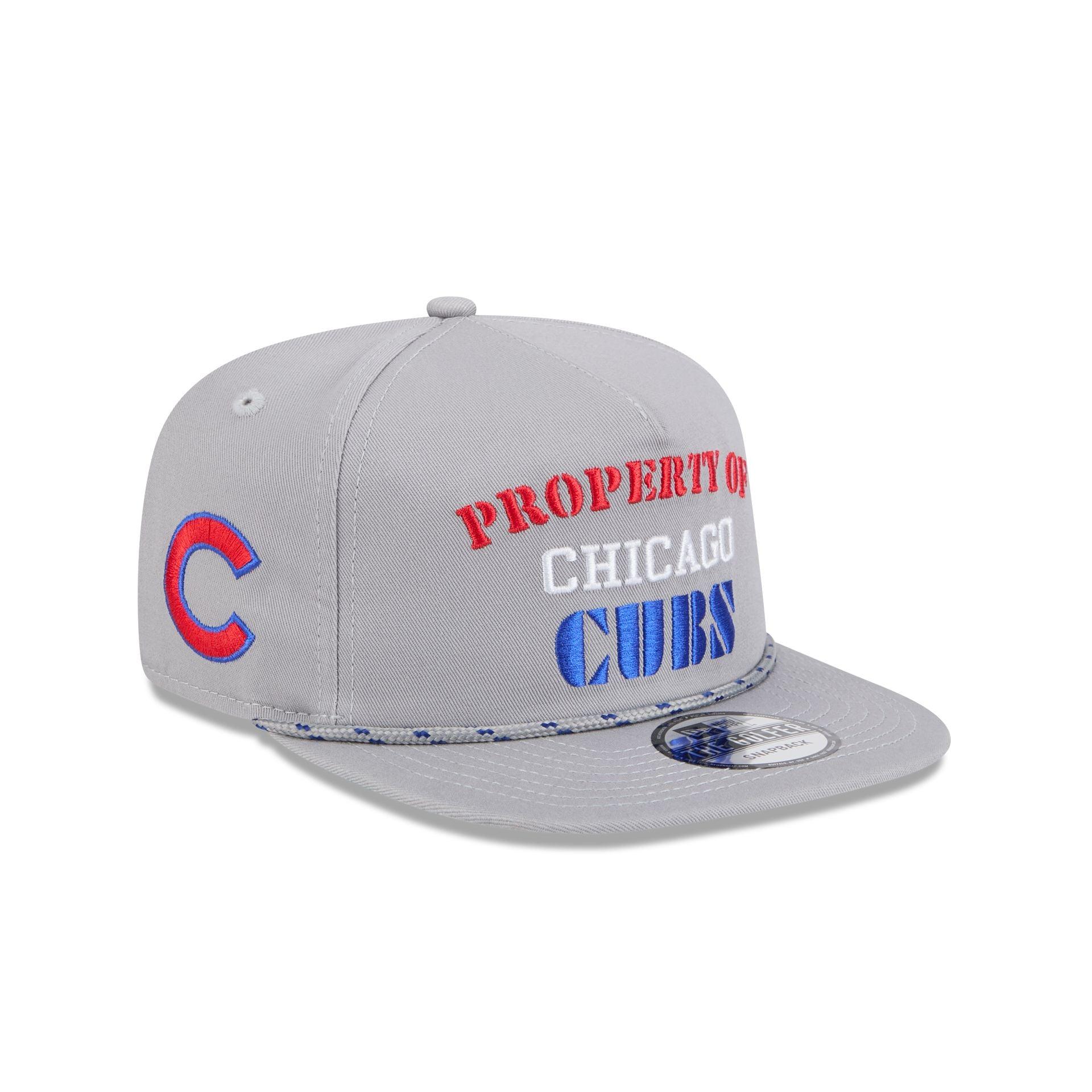 Chicago Cubs Vintage Gray Rope Golfer Hat Male Product Image