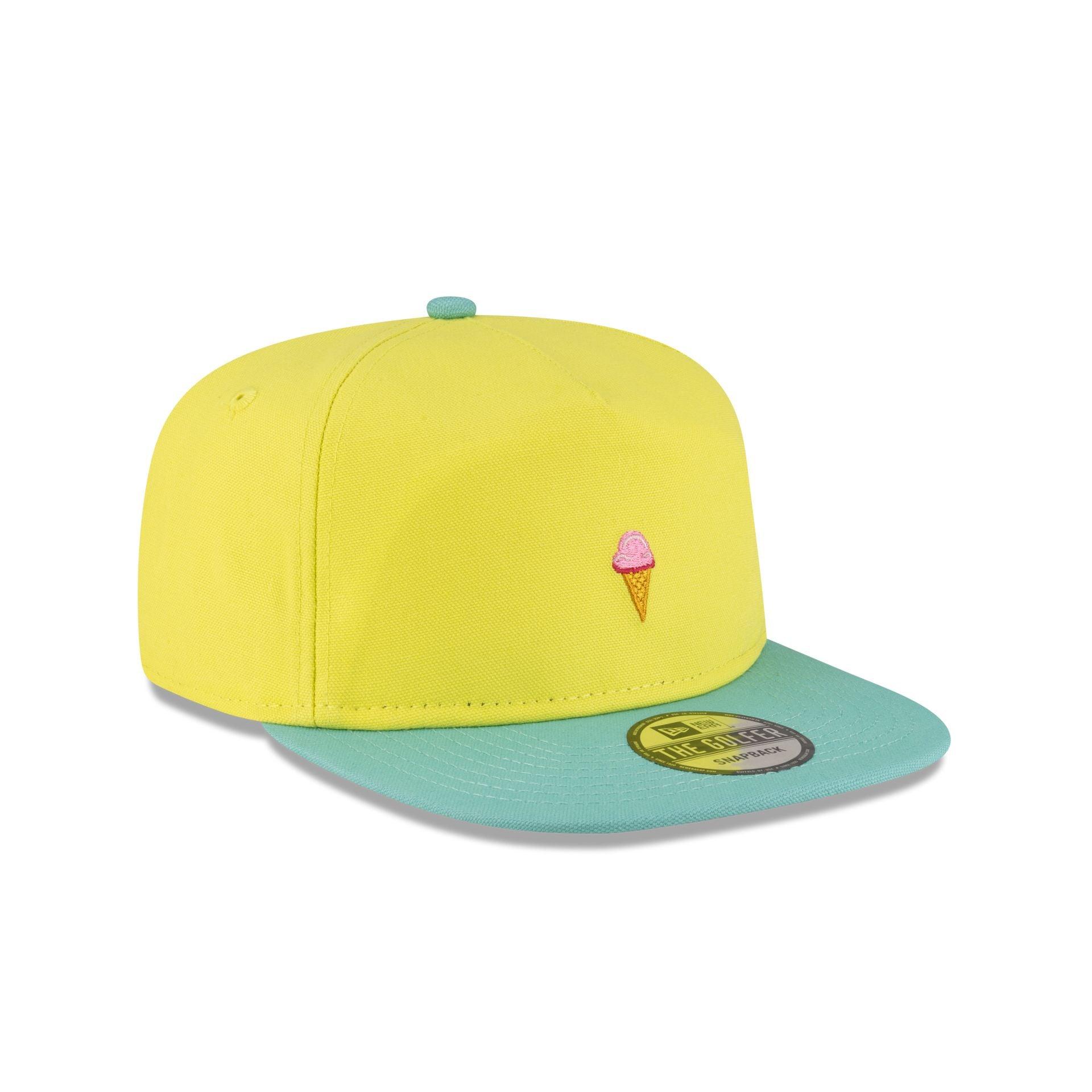 New Era Cap Ice Cream Yellow Golfer Hat Male Product Image