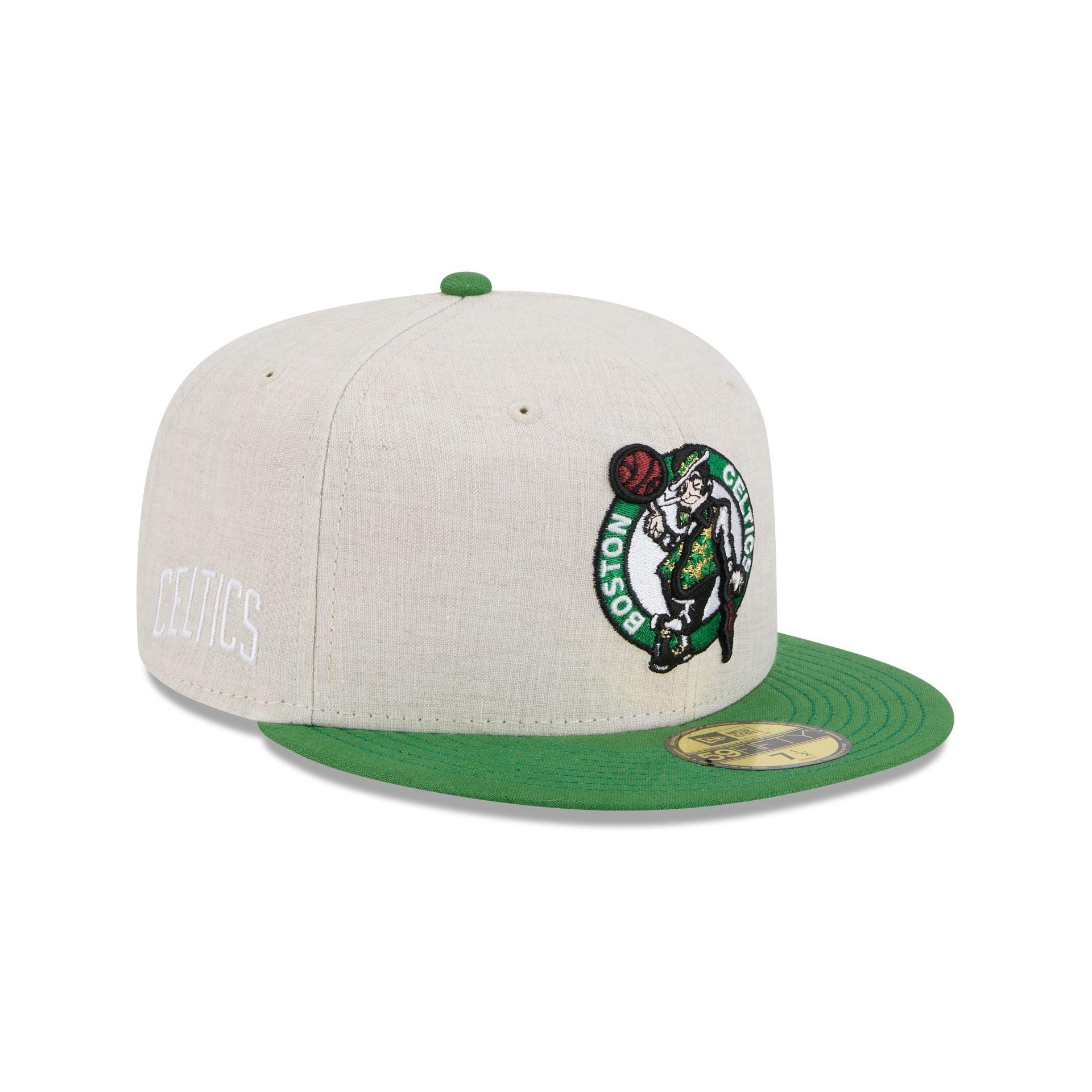 Boston Celtics Linen 59FIFTY Fitted Hat Male Product Image