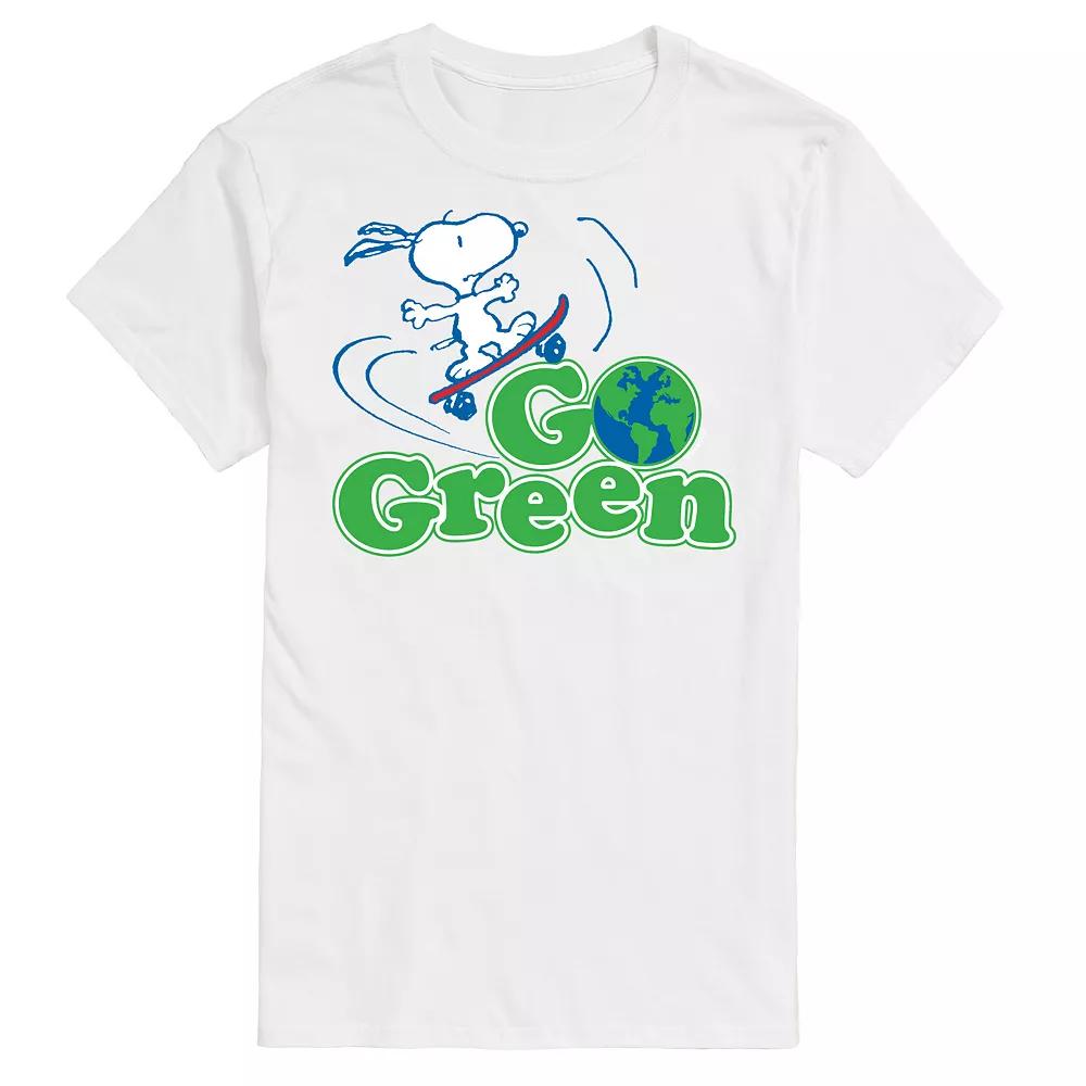 Men's Peanuts Go Green Tee,  Product Image