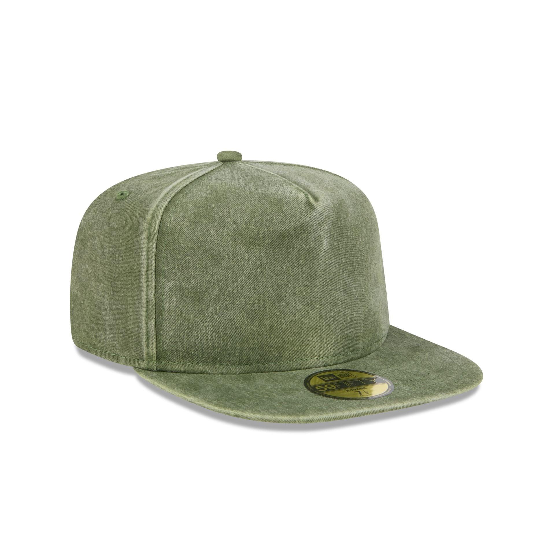 New Era Cap Rifle Green Acid Wash 59FIFTY A-Frame Fitted Hat Male Product Image