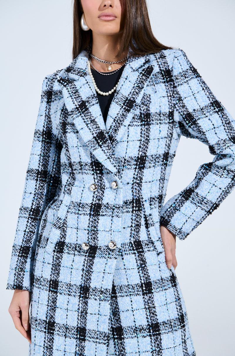 SMOOTH TRANSITION TWEED TRENCH Product Image