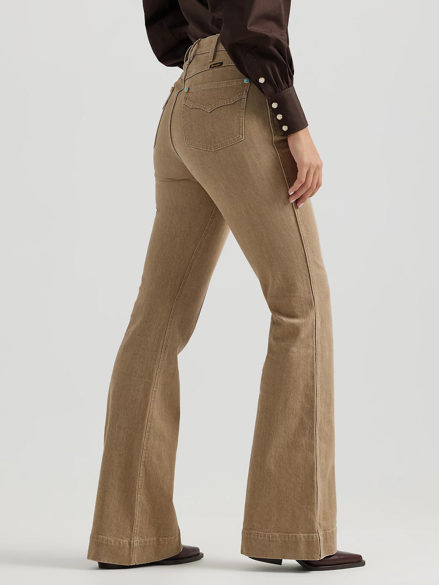 Wrangler® x Yellow Rose by Kendra Scott High Rise Trouser | Women's JEANS | Wrangler® Product Image