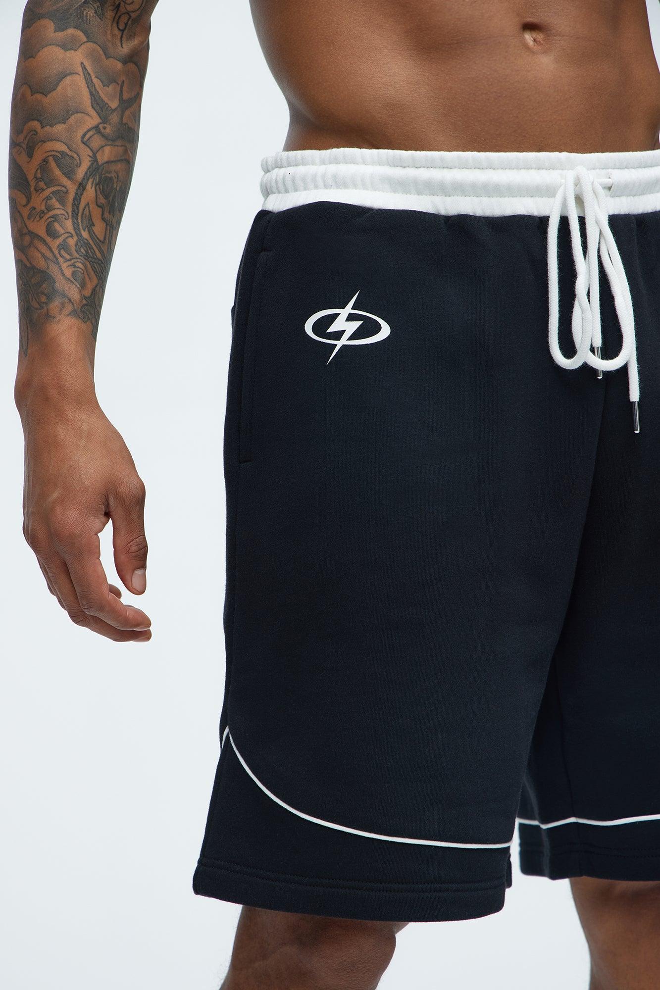 Galaxy Sweatshorts - Black/White Product Image