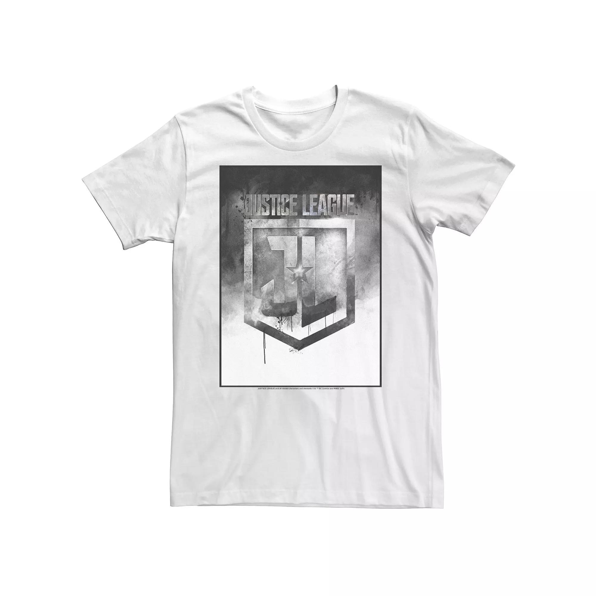 Men's DC Comics Justice League Smoky Logo Poster Tee,  Product Image