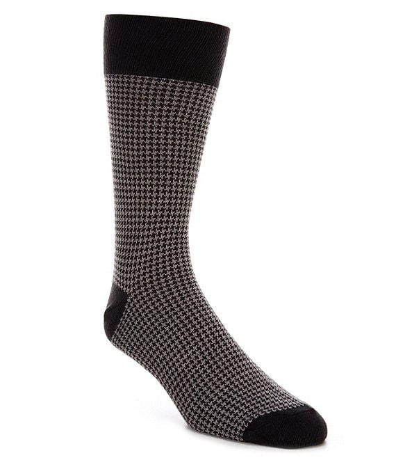 Cremieux Houndstooth Calf Length Socks Product Image