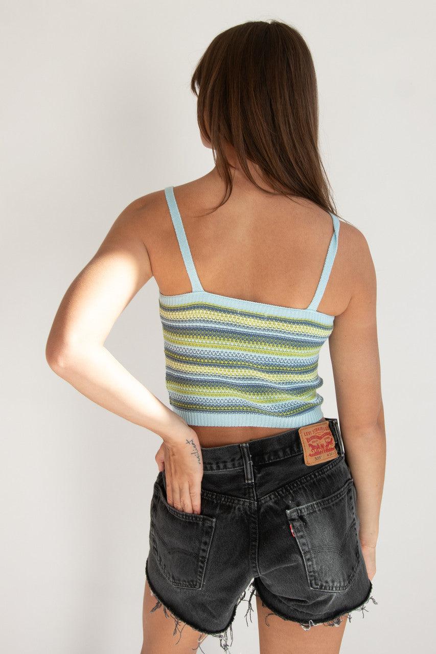 Stripe Knit Tank Product Image