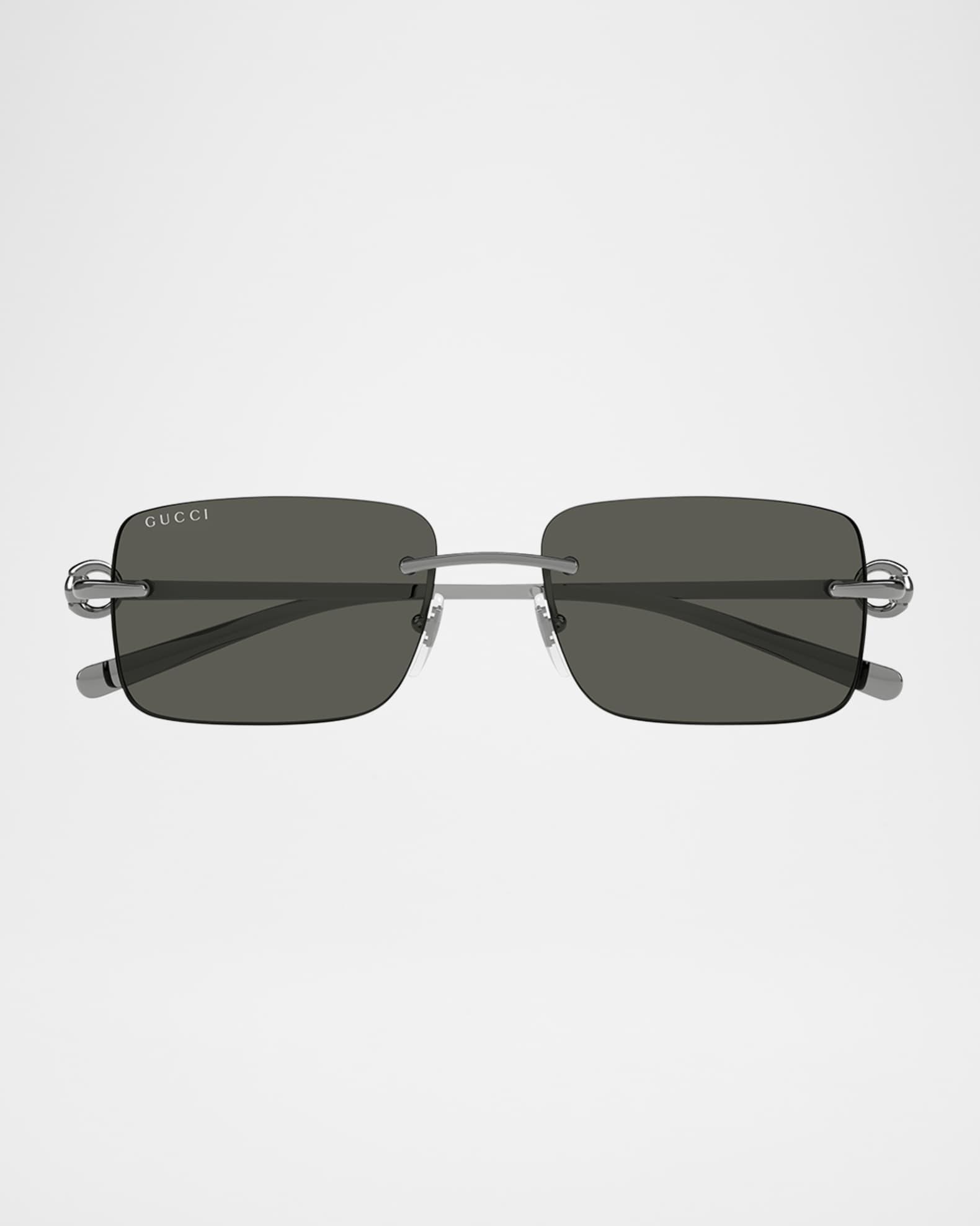 Men's GG1703SM Rimless Rectangle Sunglasses Product Image
