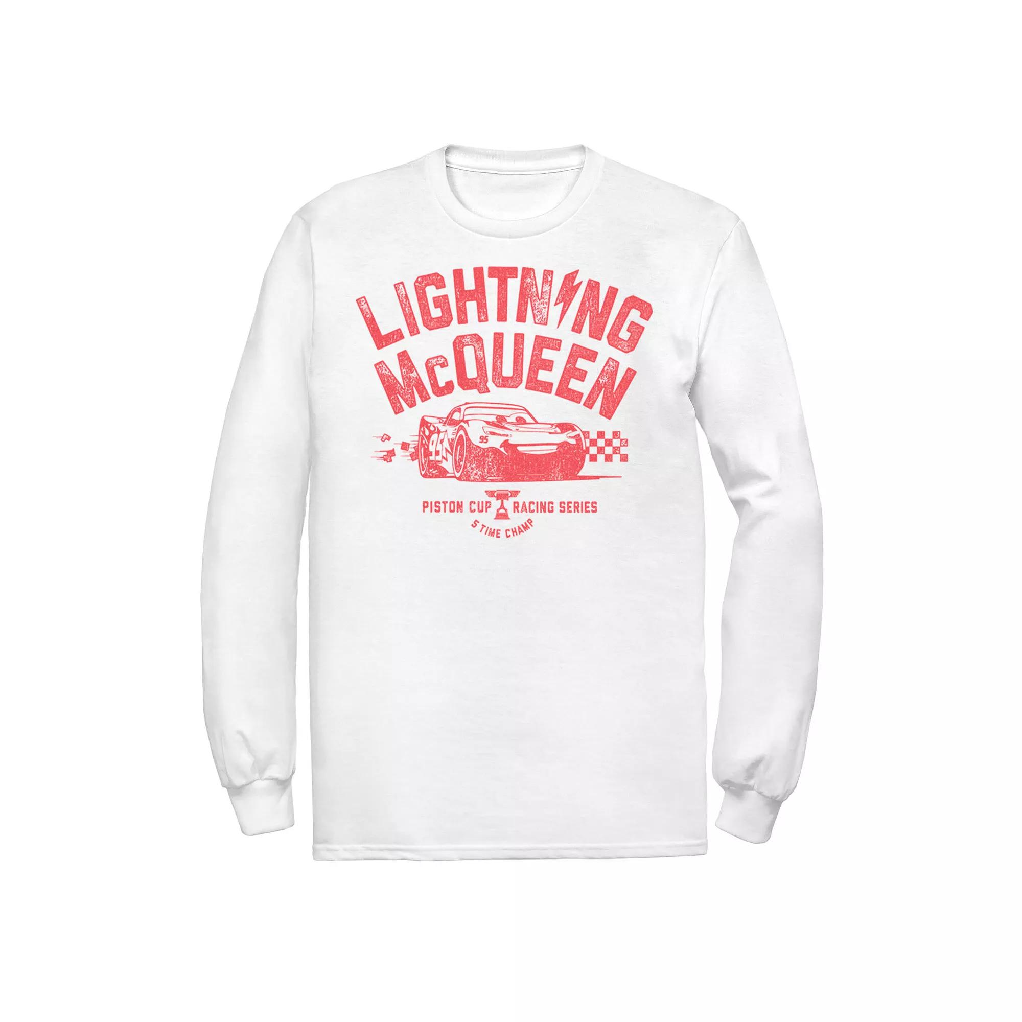 Disney / Pixar's Cars 3 Lightning McQueen Men's Racing Tee,  Product Image