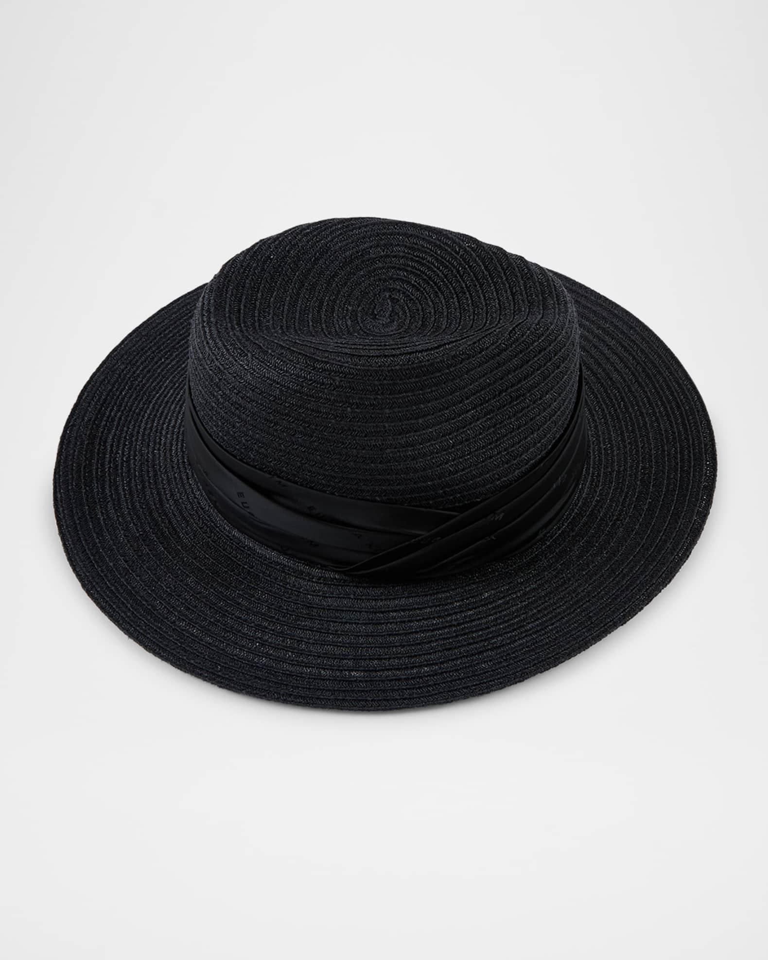 Courtney Hemp Straw Fedora Hat Product Image