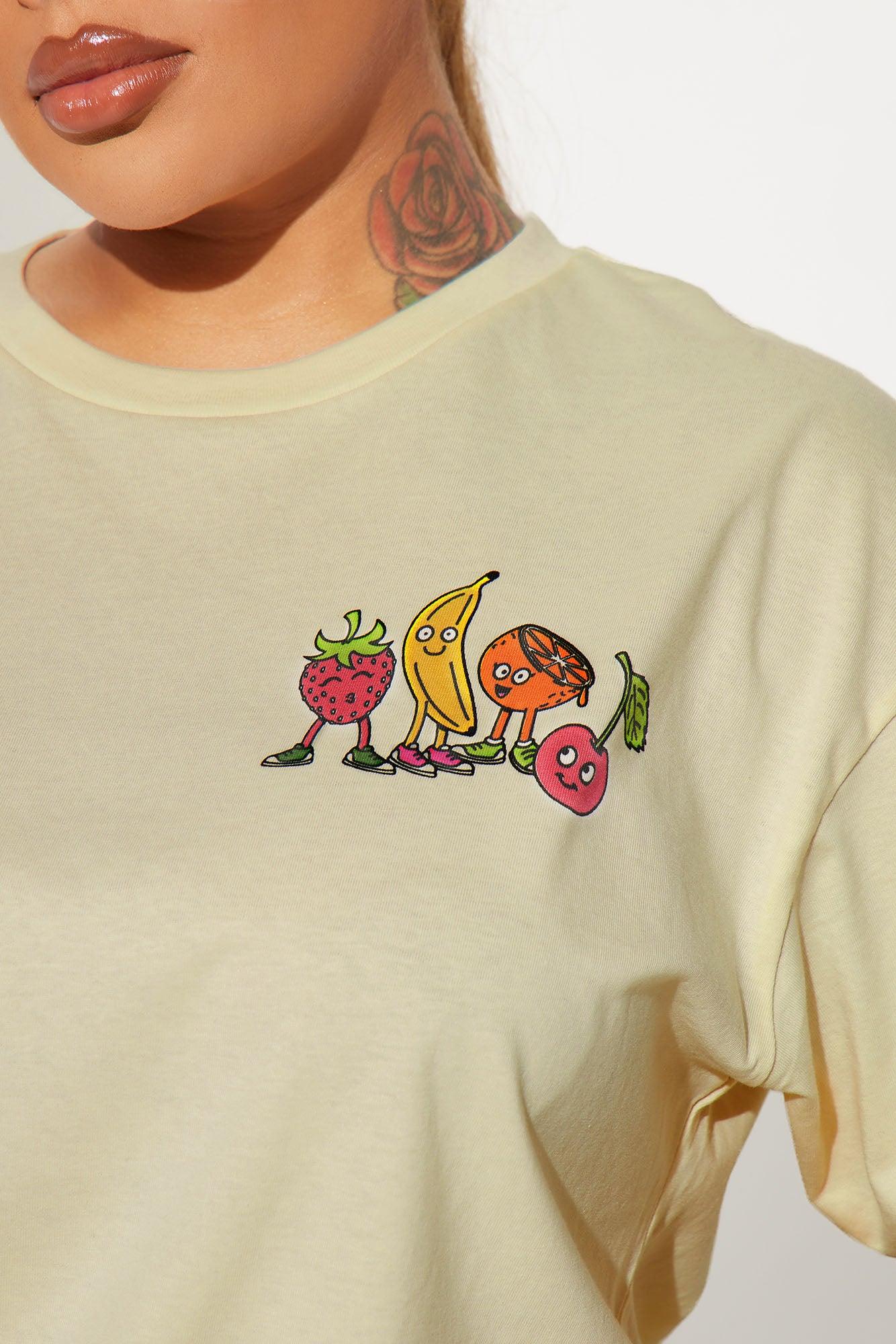 Feeling Fruity Graphic Tee - Off White Product Image