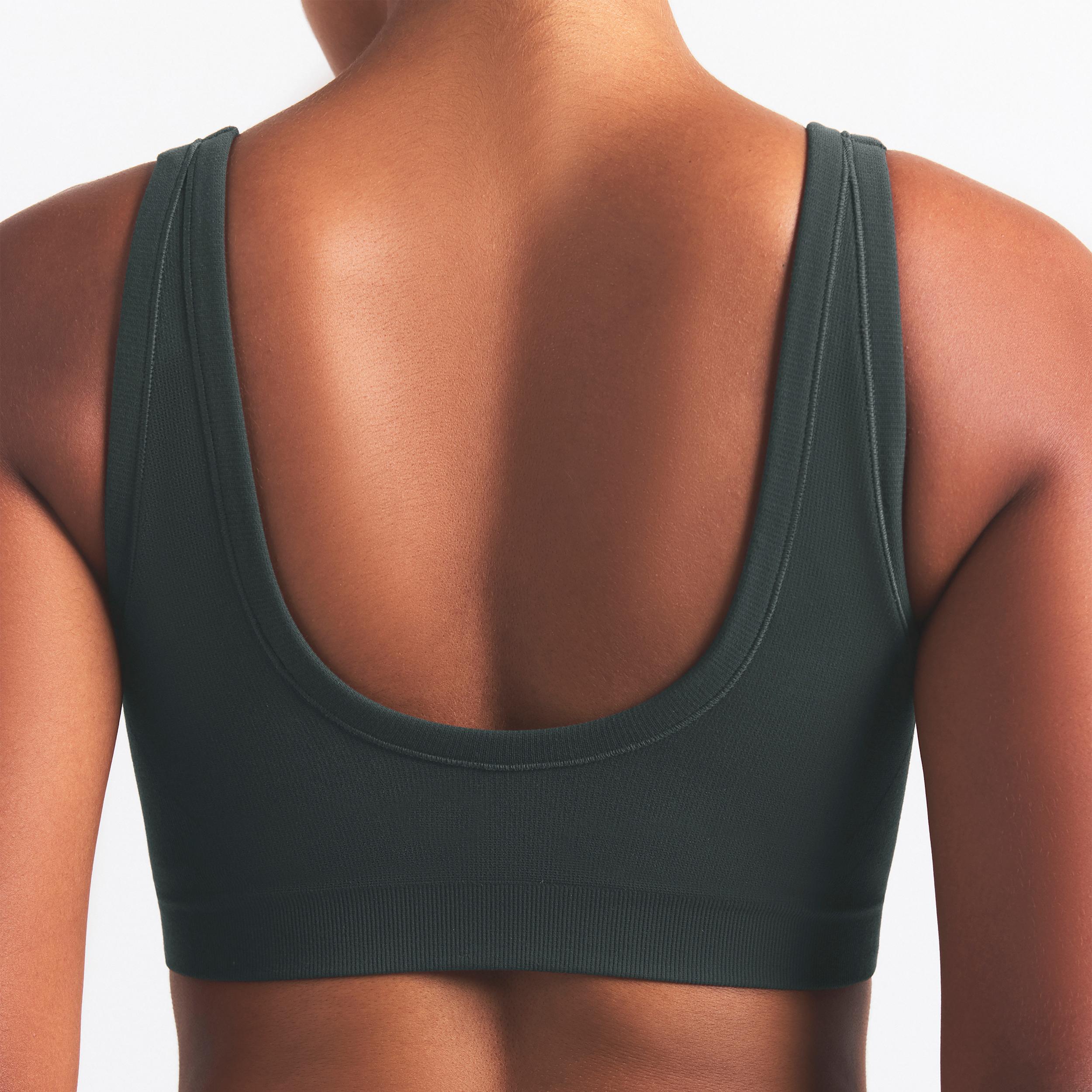 Nike Womens SKIMS Vintage Seamless Scoop Bra | BRSPT2951-DKT Product Image