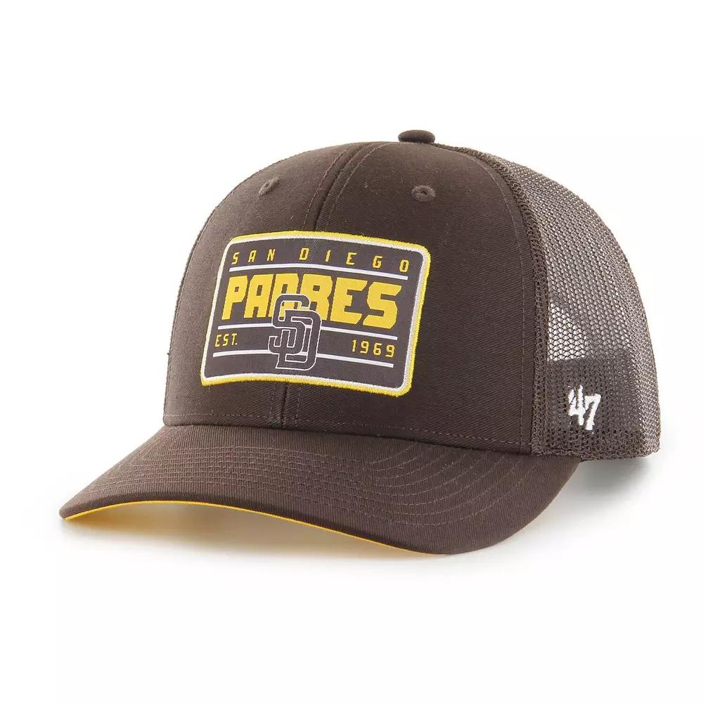 Men's '47 Brown San Diego Padres Hardline Trucker Adjustable Hat Product Image