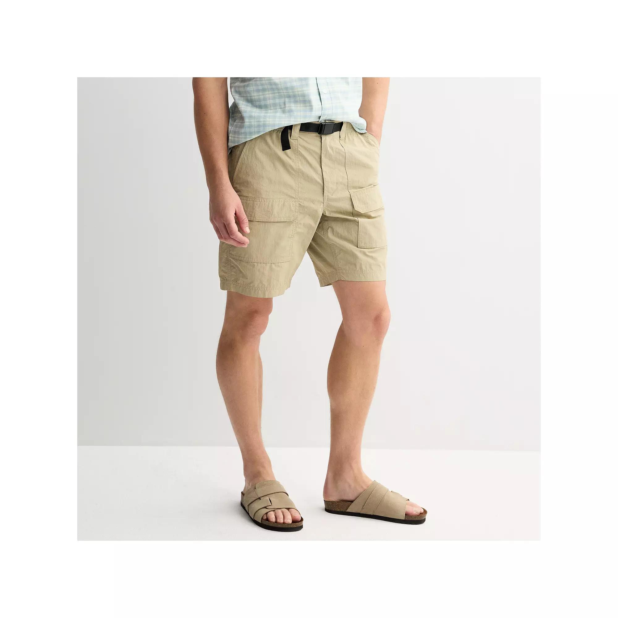 Men's Sonoma Goods For Life® 8.5-in. The Belted Outdoor Shorts, Size: 30 8.5 IN, Crisp Green Product Image