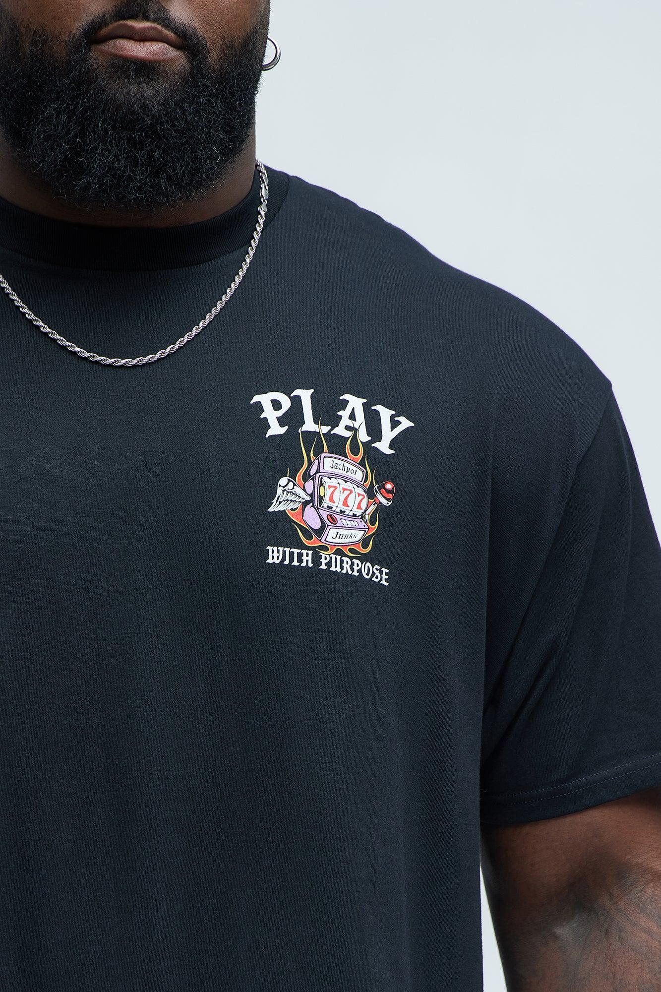 Play With Purpose Jackpot Short Sleeve Tee - Black Product Image