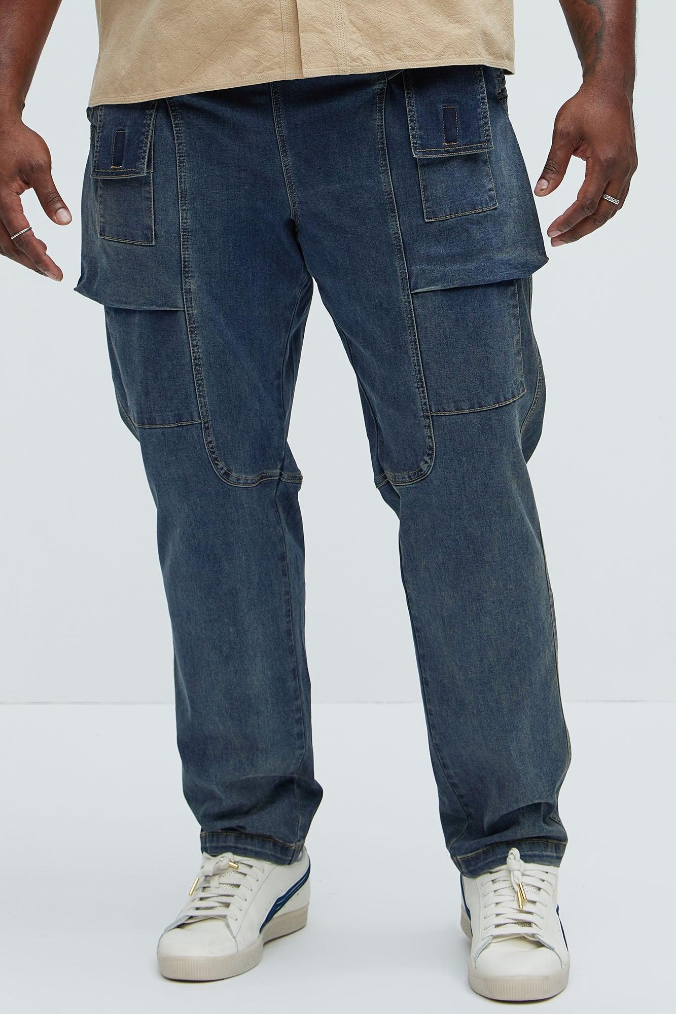 Pillar E-Waist Slim Jeans - Medium Blue Wash Product Image
