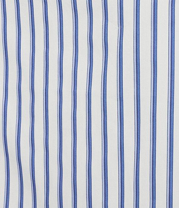 Sugarlips Plus Fannie Striped Puffed Sleeve Woven Blouse Product Image