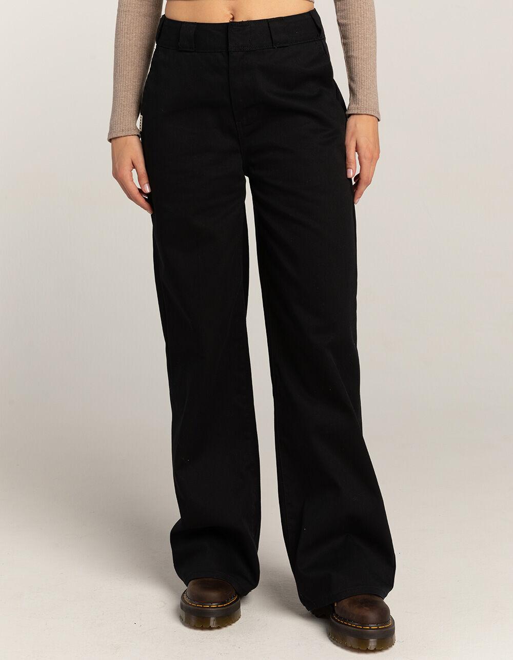 FIVESTAR GENERAL CO. Downtown Wide Leg Womens Jeans - BLACK Product Image