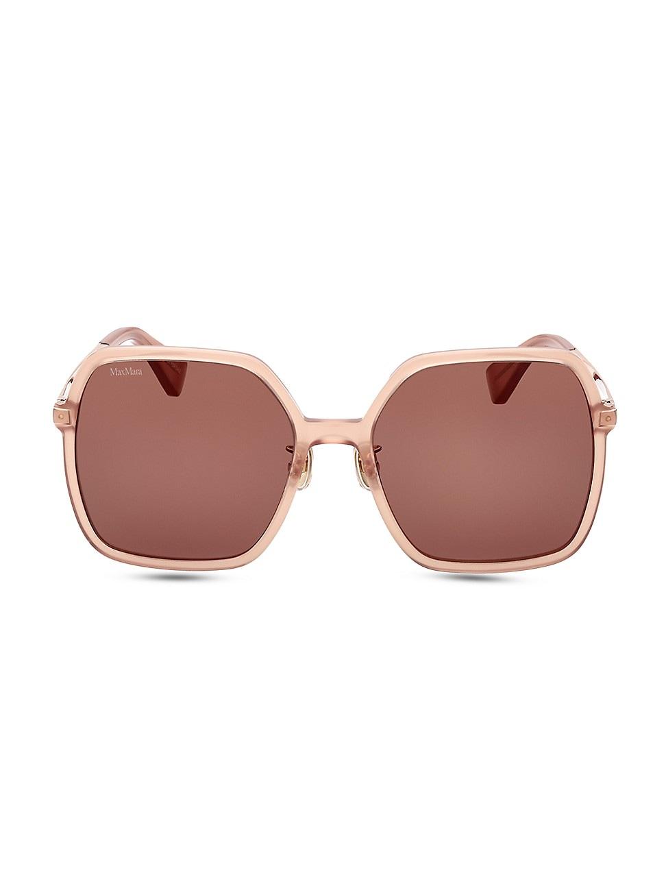 Womens 59MM Square Sunglasses Product Image