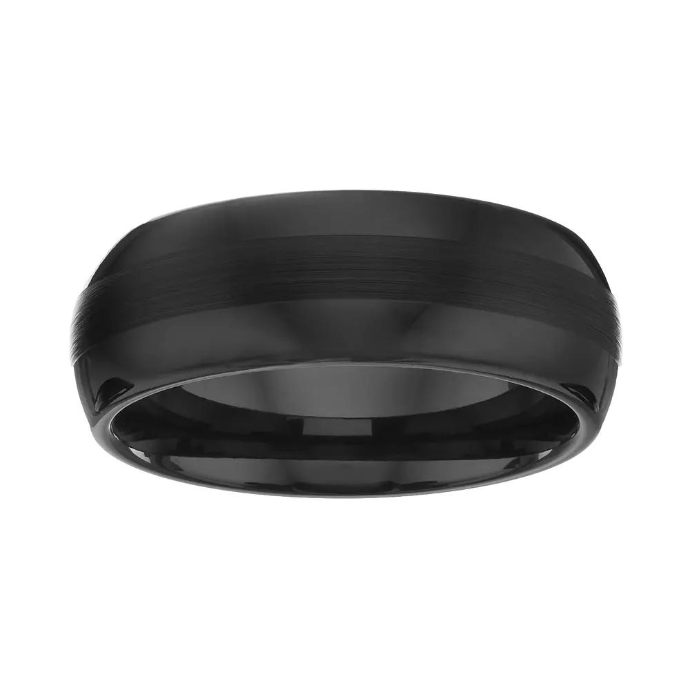 Gold LLC Black Ceramic Textured Band - Men, Men's,  Product Image