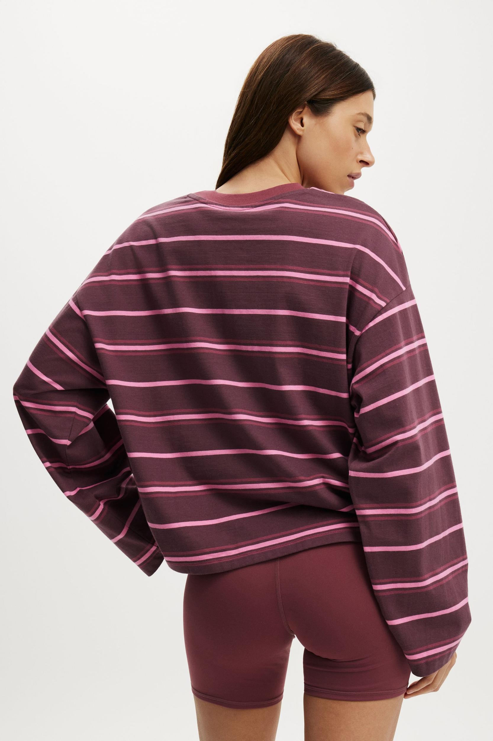 Long Sleeve Boxy Graphic Crew Product Image