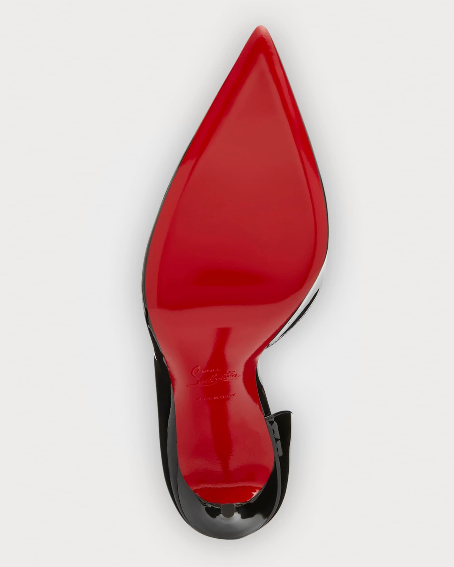 Iriza Patent Open-Side Red Sole Pump Product Image