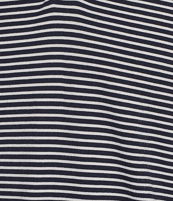 Roundtree & Yorke Supima Short Sleeve Striped Polo Shirt Product Image