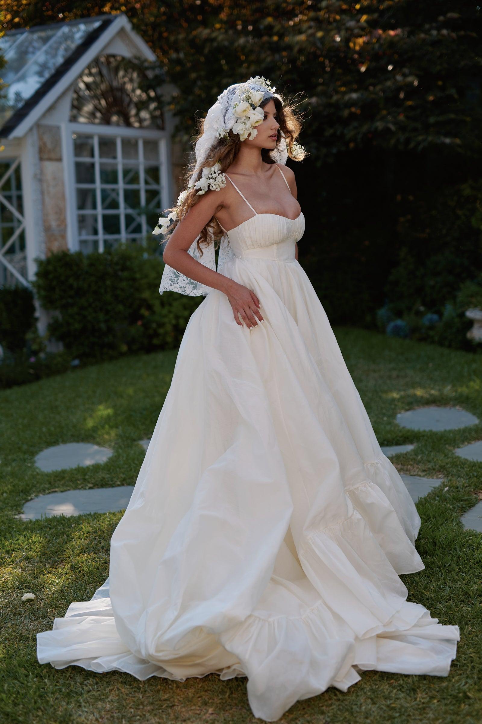 The Ivory Organdy Destination Gown Product Image