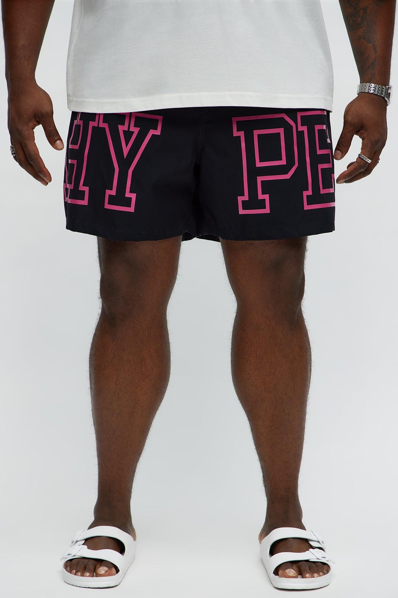 Hype Summer Swim Mid Trunk - Black/combo Product Image