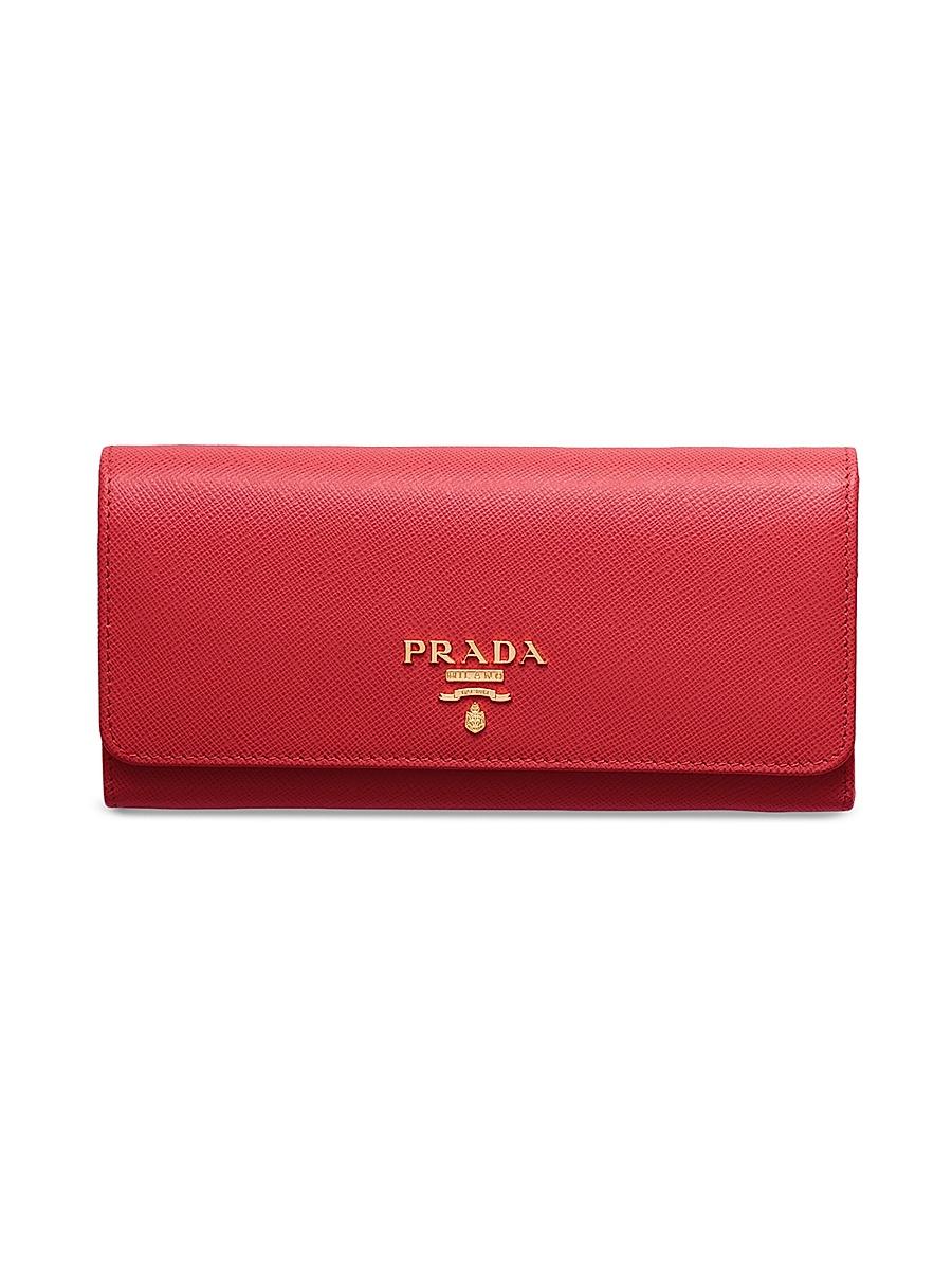 Womens Large Saffiano Leather Wallet Product Image