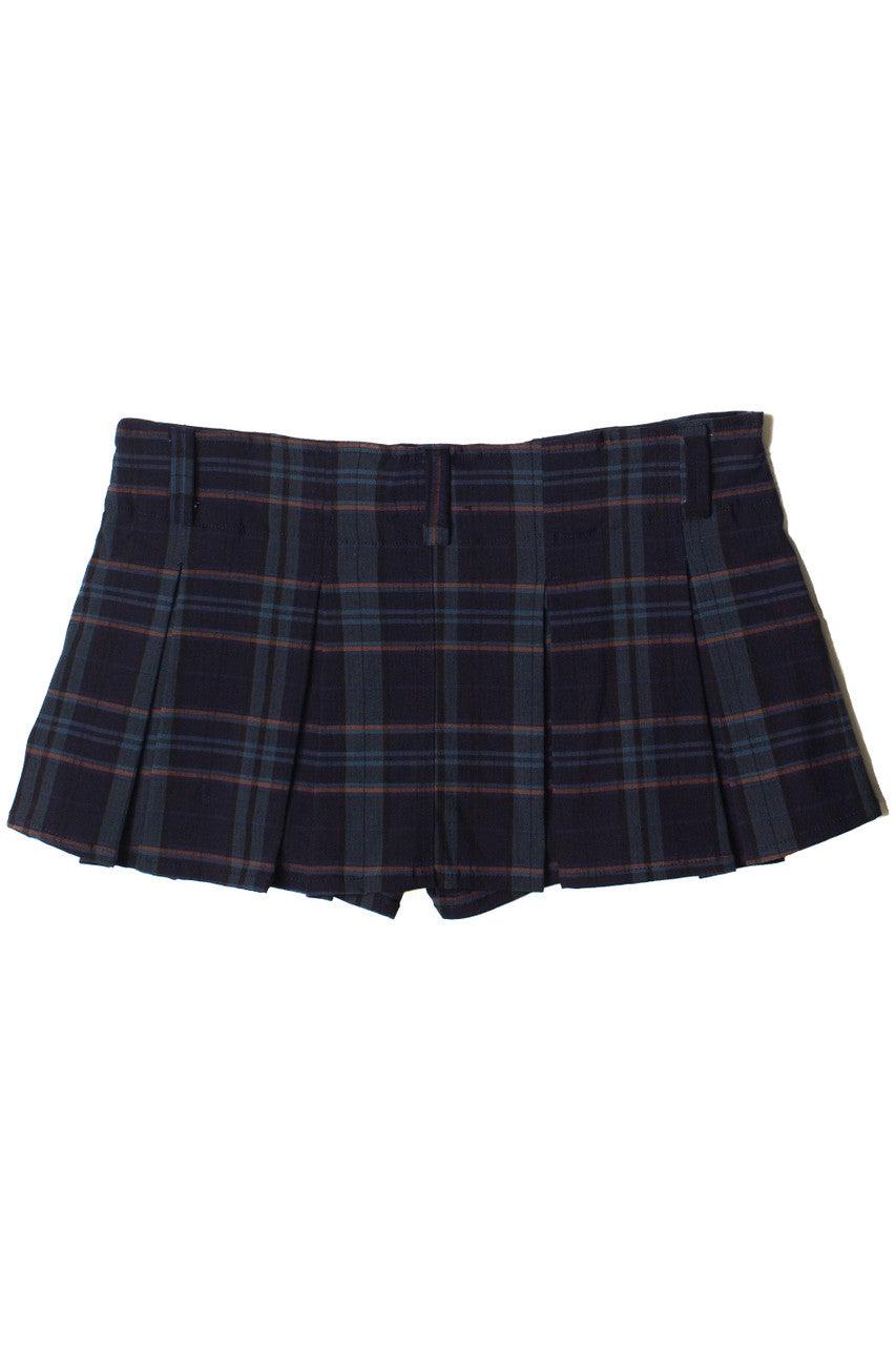 Low Rise Plaid Mini Skort Product Image