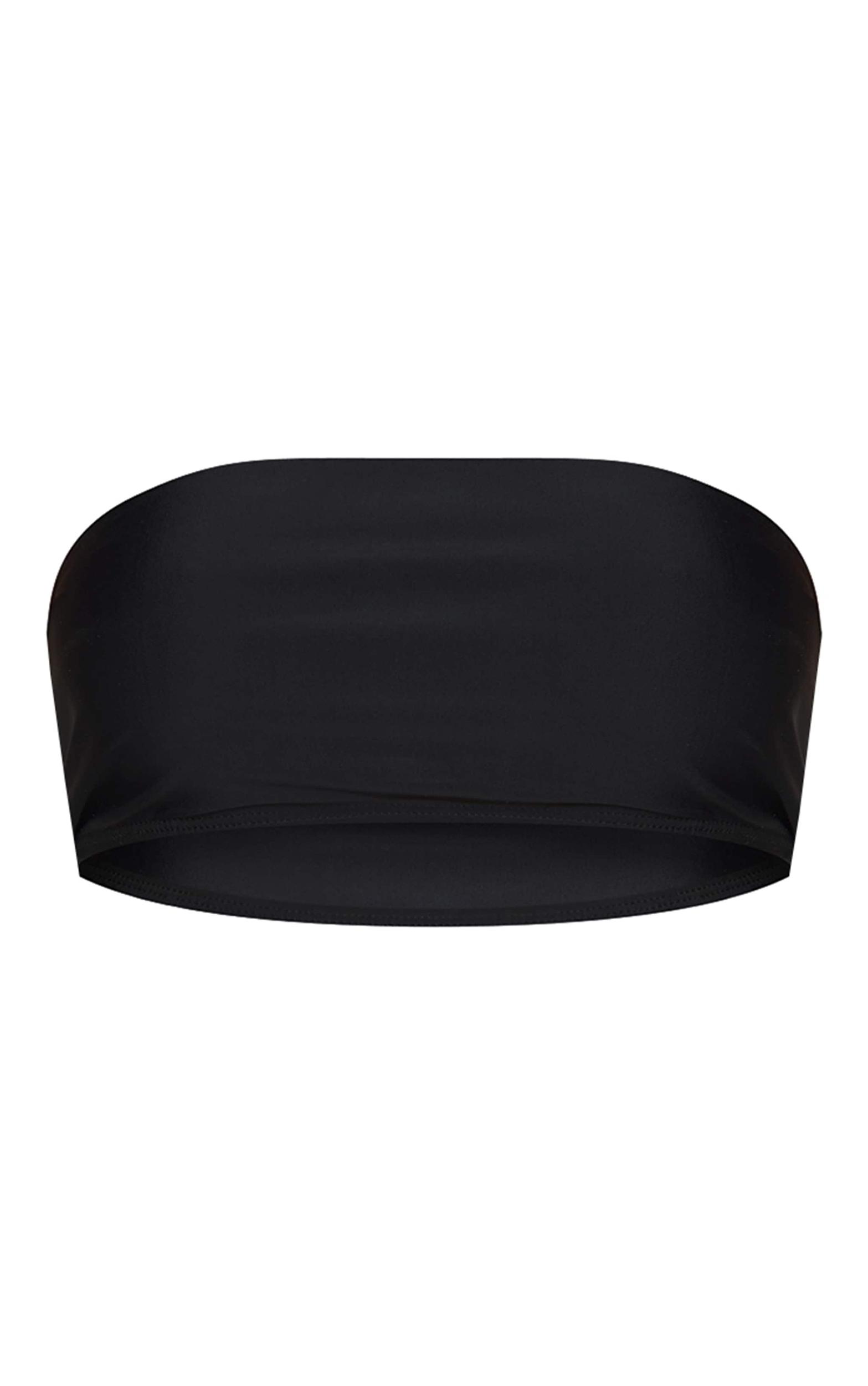 Black Bandeau Mix & Match Bikini Top Product Image