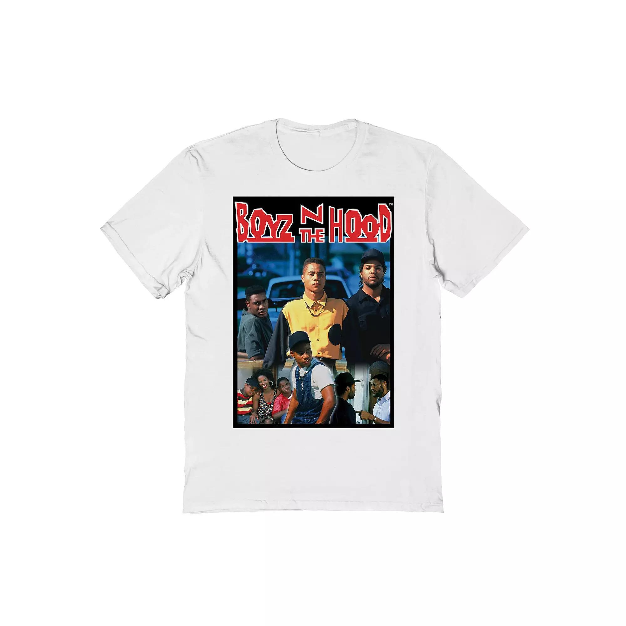 Men's Boyz N The Hood Collage Graphic Tee, Size: XL, White Product Image