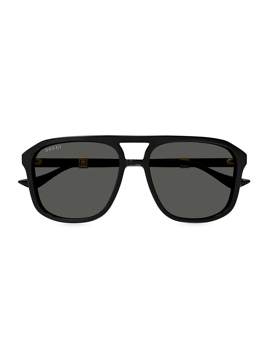 Mens Running Web GG1494S 57MM Navigator Sunglasses Product Image