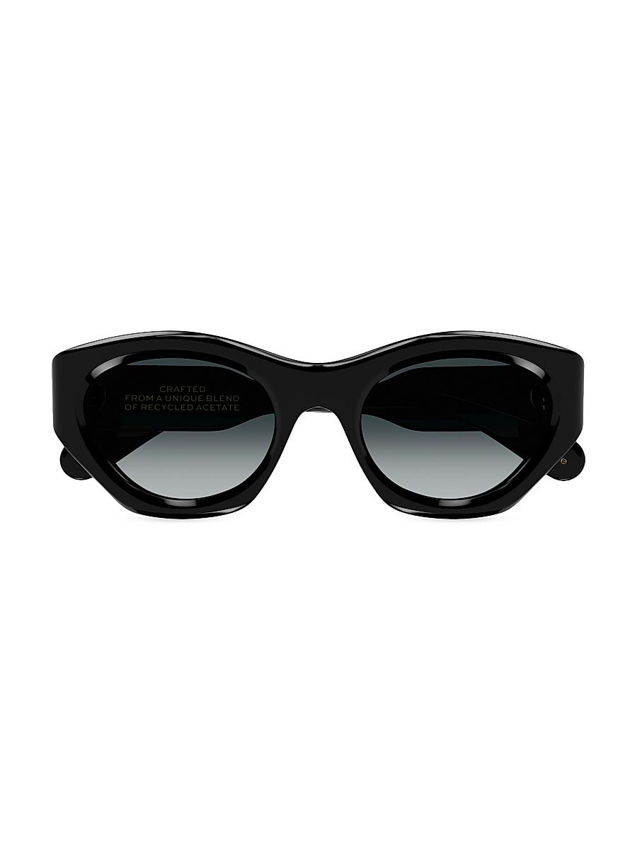 Womens Gayia 53MM Acetate Cat-Eye Sunglasses Product Image