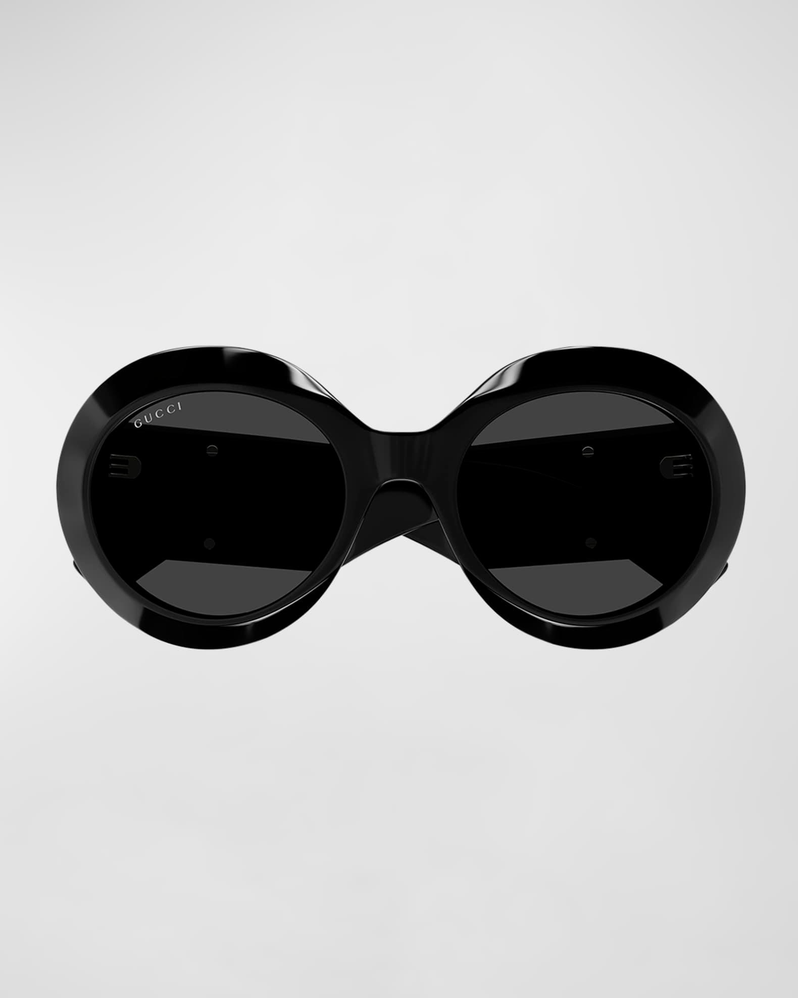 Beveled Acetate Round Sunglasses  Product Image