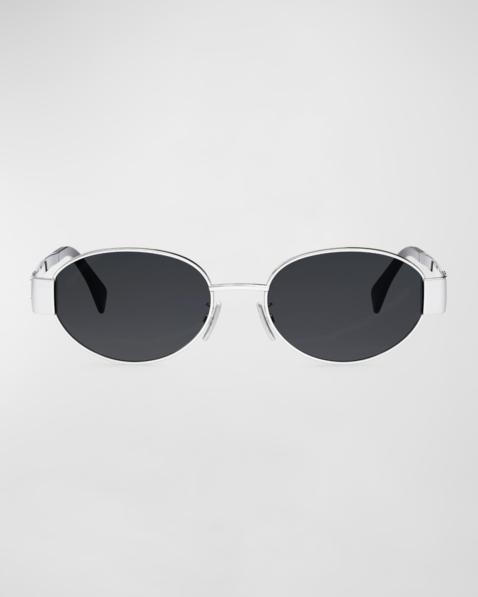 Men's Triomphe Metal Oval Sunglasses Product Image