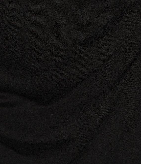 Bryn Walker Rya Organic Bamboo Cotton Round Neck Long Sleeve Ruched Dress Product Image