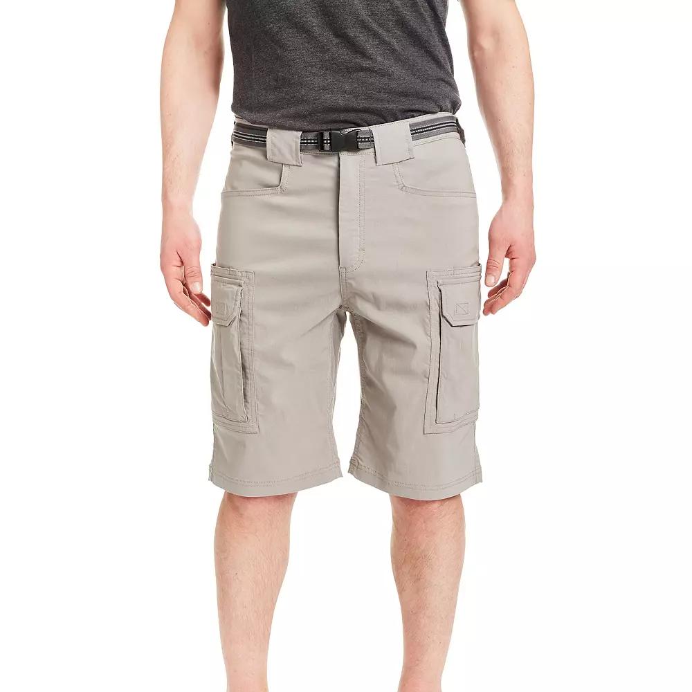 Men's Smith's Workwear Regular-Fit Stretch Performance Belted Cargo Shorts,  Product Image