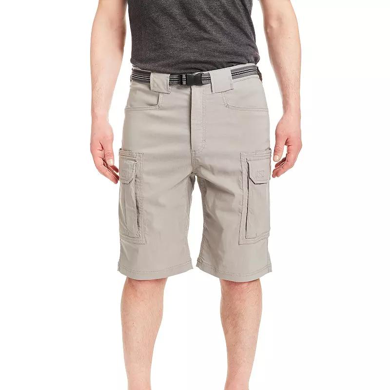 Men's Smith's Workwear Regular-Fit Stretch Performance Belted Cargo Shorts,  Product Image