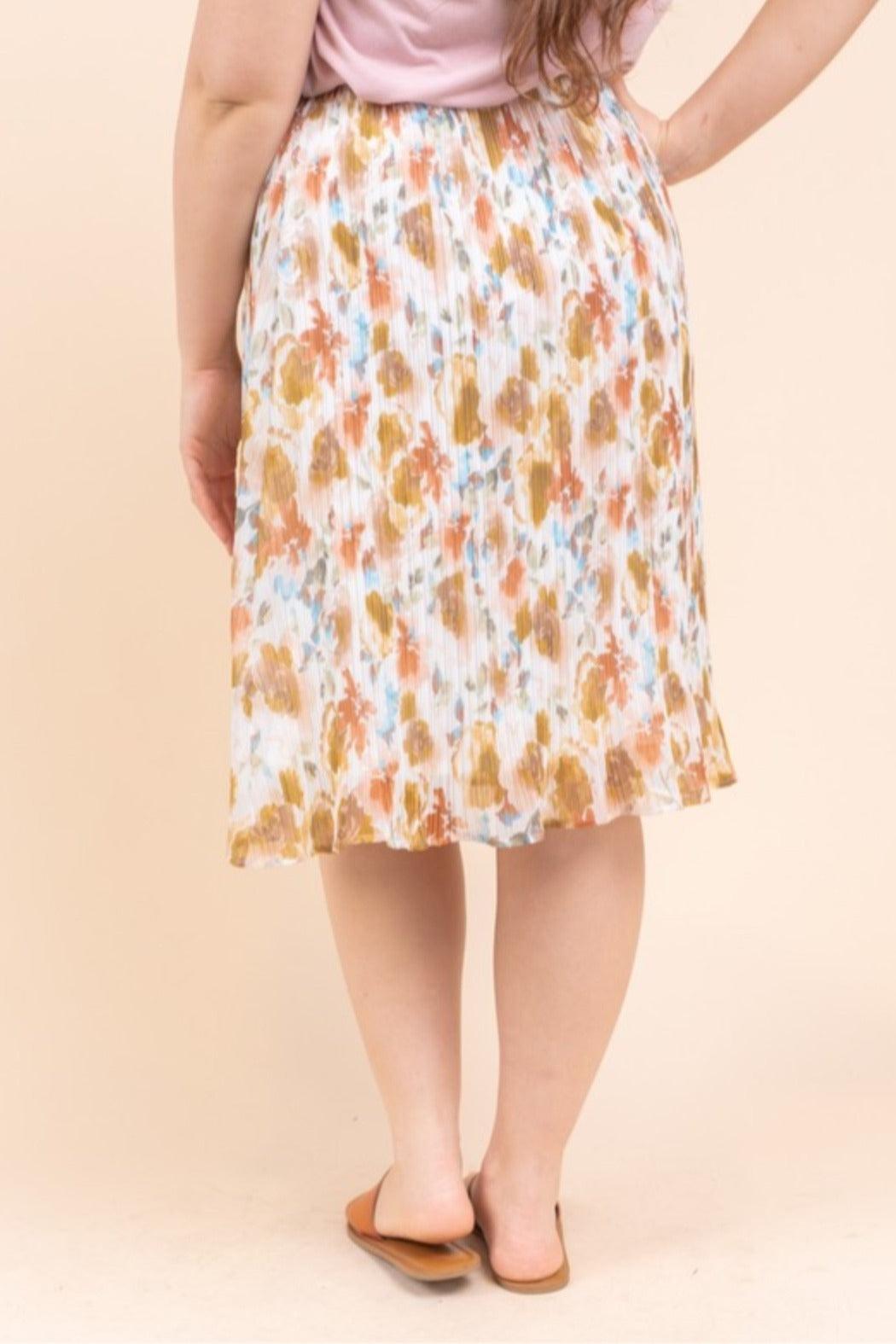 Water Color Skirt Curvy Product Image