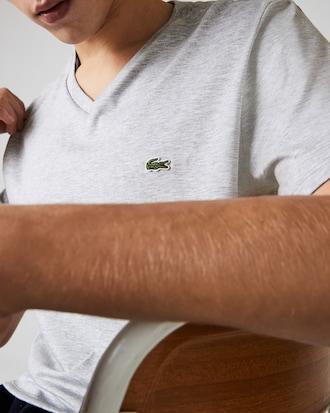 Men's Lightweight Pima Cotton V-Neck T-Shirt Product Image