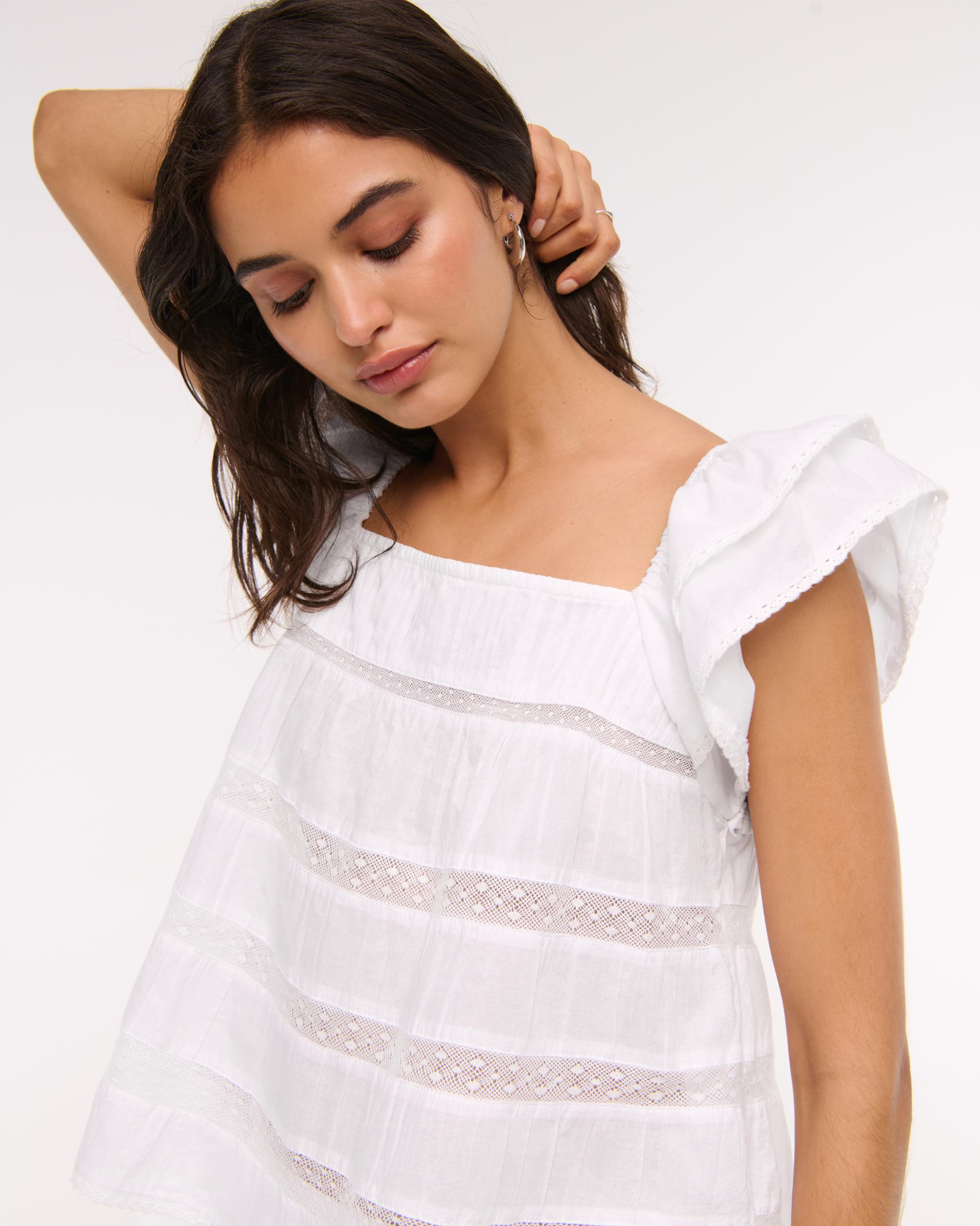 Ruffle Babydoll Top Product Image