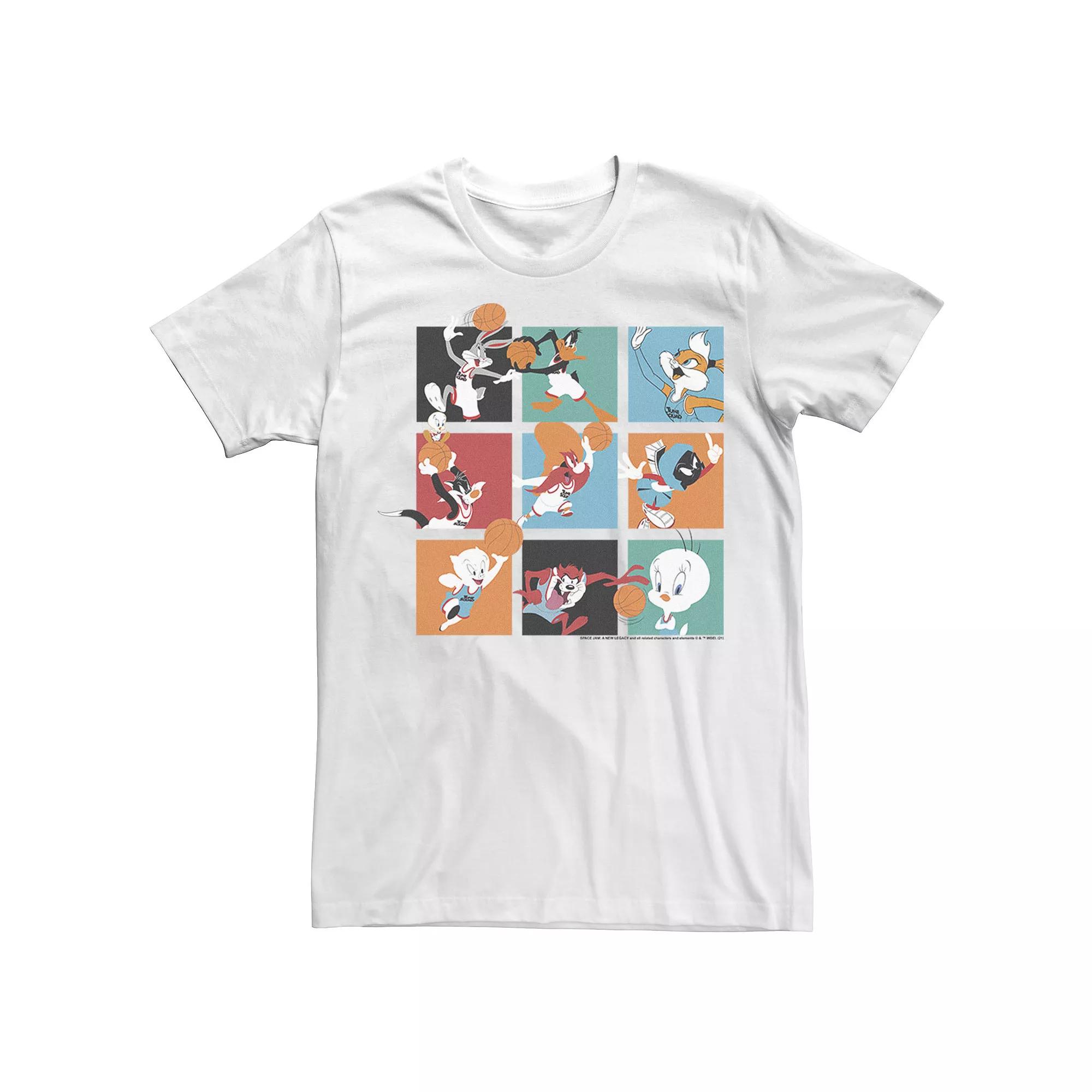 Men's Space Jam 2 Tune Squad Action Portrait Panels Tee,  Product Image