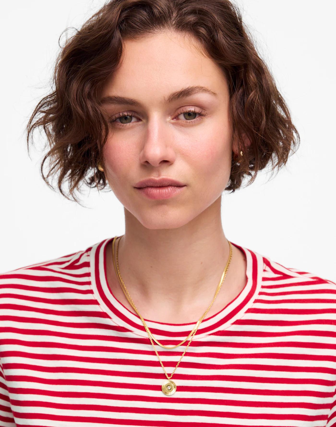 Slub Boxy-Crop Tee Product Image