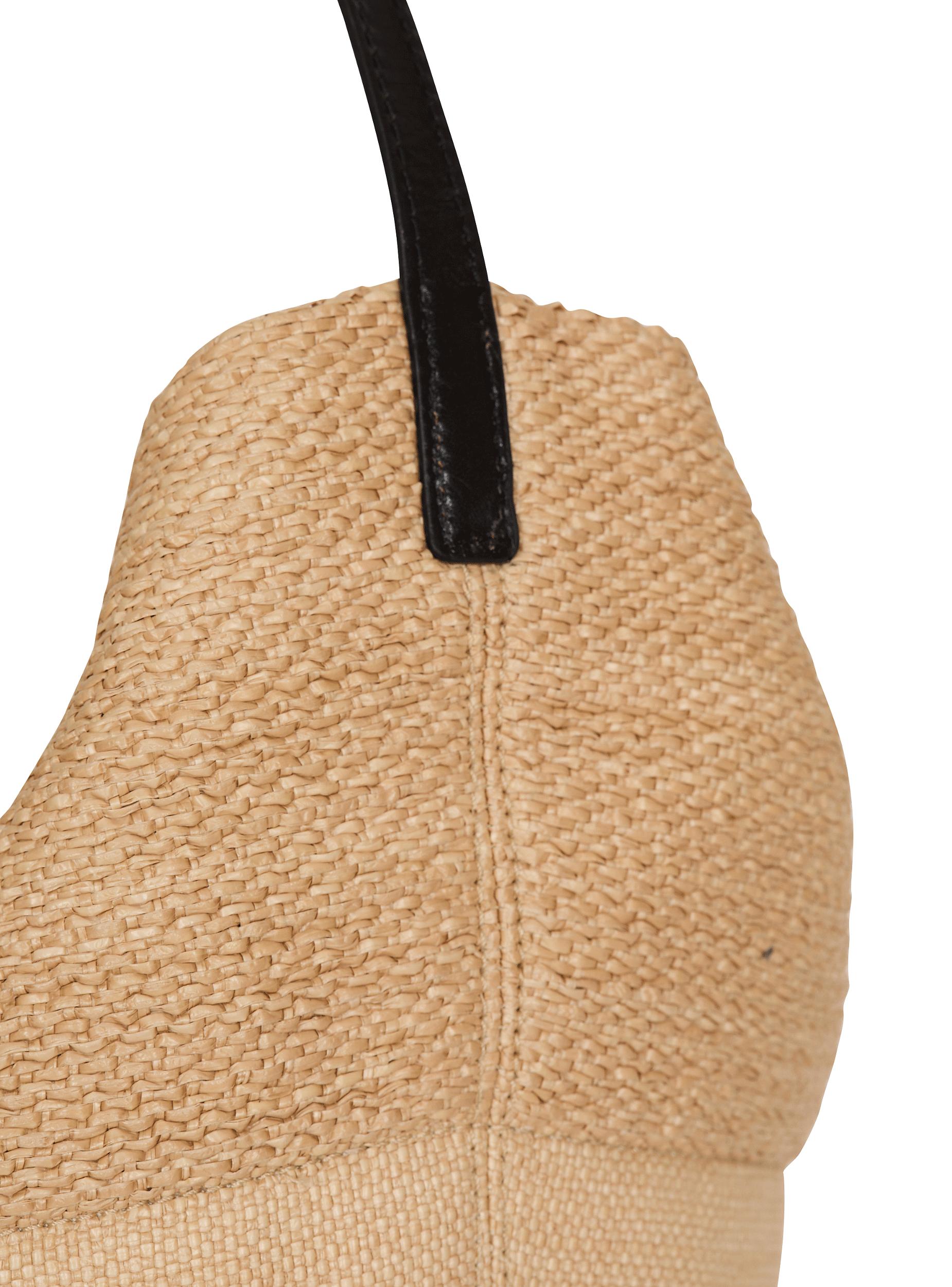 Track raffia tote bag Product Image